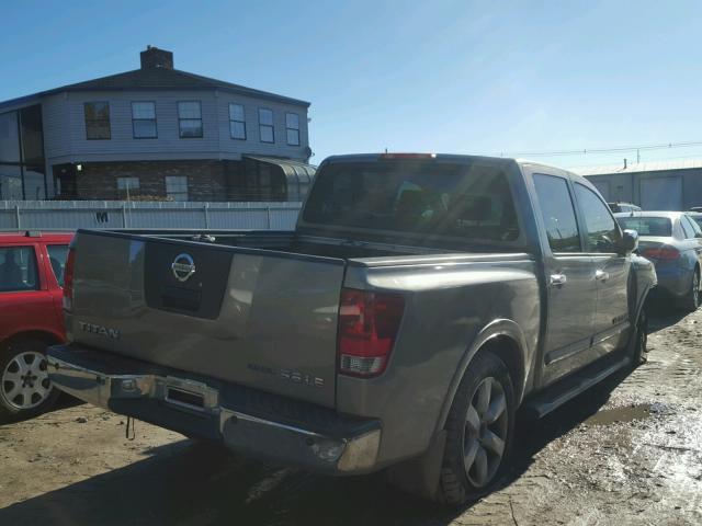 1N6BA07D88N319883 - 2008 NISSAN TITAN XE GRAY photo 4