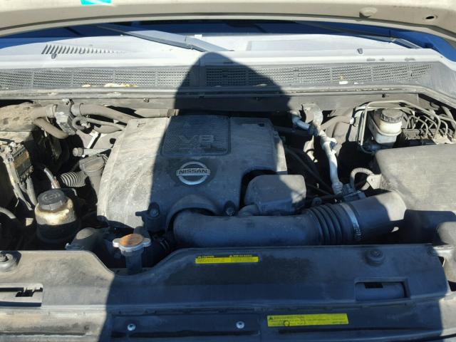 1N6BA07D88N319883 - 2008 NISSAN TITAN XE GRAY photo 7