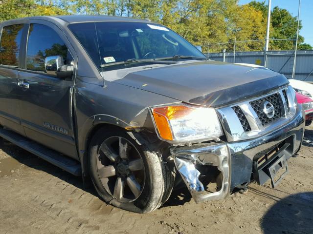 1N6BA07D88N319883 - 2008 NISSAN TITAN XE GRAY photo 9