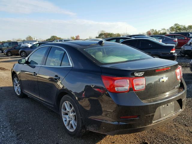 1G11F5RR6DF113643 - 2013 CHEVROLET MALIBU 2LT BLACK photo 3