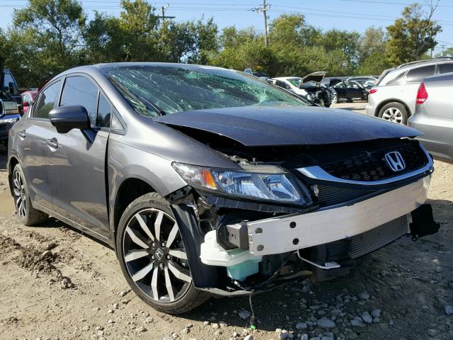 19XFB2F91FE053666 - 2015 HONDA CIVIC EXL 石墨色 照片 1