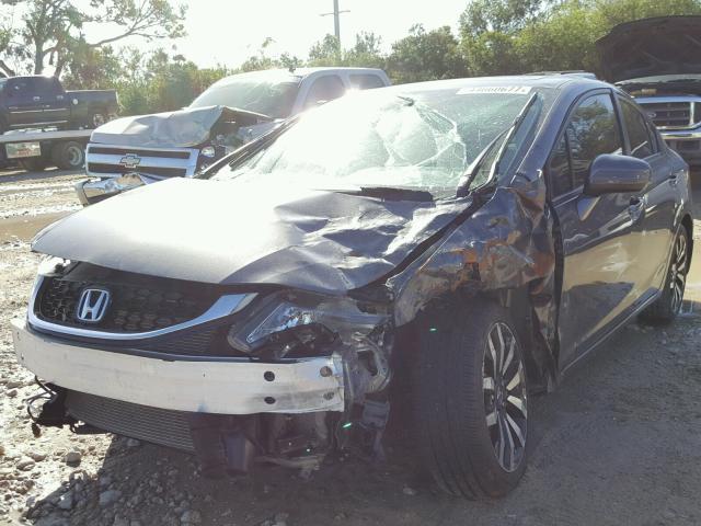 19XFB2F91FE053666 - 2015 HONDA CIVIC EXL 石墨色 照片 2
