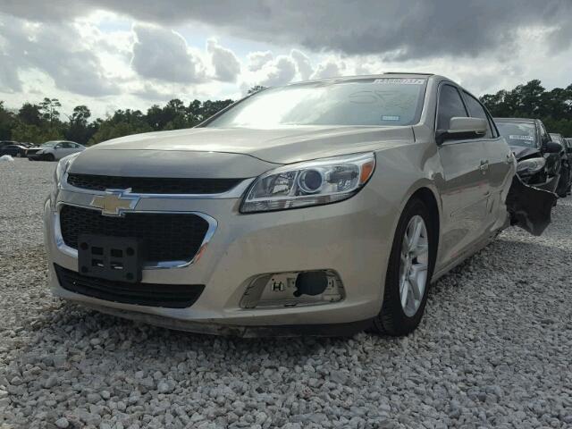 1G11C5SLXFF305651 - 2015 CHEVROLET MALIBU GOLD photo 2