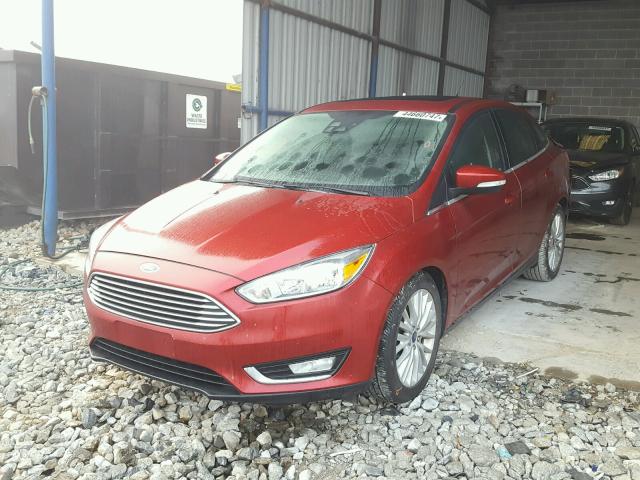 1FADP3J23FL285837 - 2015 FORD FOCUS TITA RED photo 2