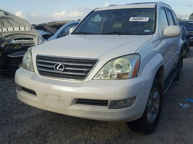 JTJBT20X640036576 - 2004 LEXUS GX 470 WHITE photo 2