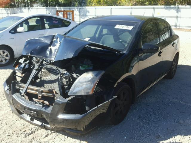 3N1AB6AP5BL629386 - 2011 NISSAN SENTRA BLACK photo 2