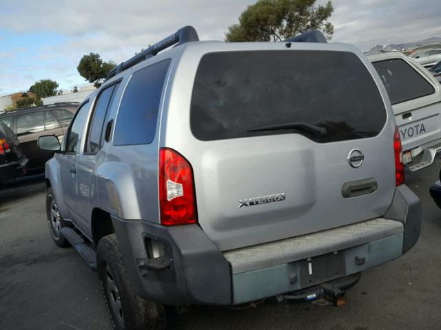 5N1AN08U87C502899 - 2007 NISSAN XTERRA OFF SILVER photo 3