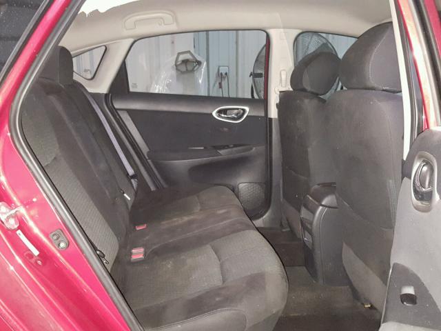 3N1AB7AP9DL662447 - 2013 NISSAN SENTRA RED photo 6