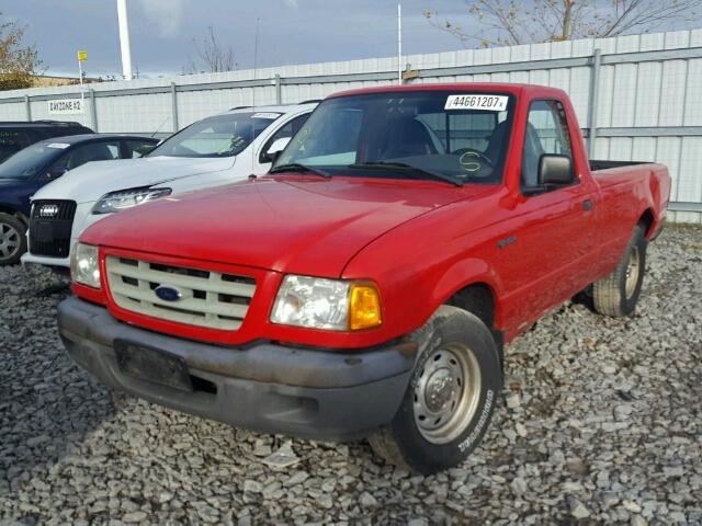 1FTYR10D73TA19066 - 2003 FORD RANGER RED photo 2