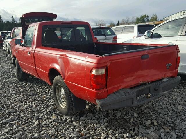 1FTYR10D73TA19066 - 2003 FORD RANGER RED photo 3