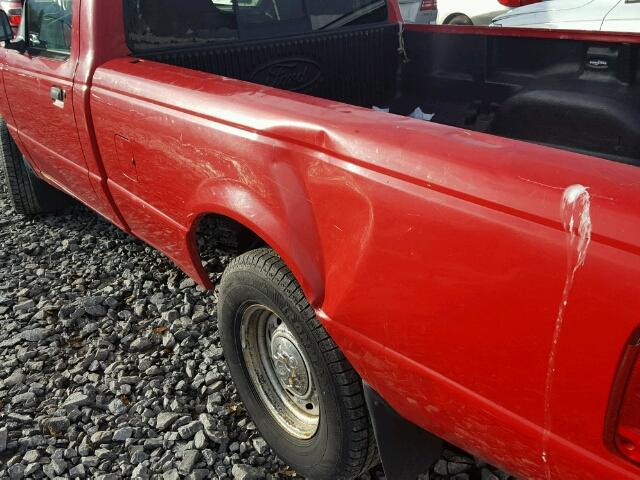 1FTYR10D73TA19066 - 2003 FORD RANGER RED photo 9