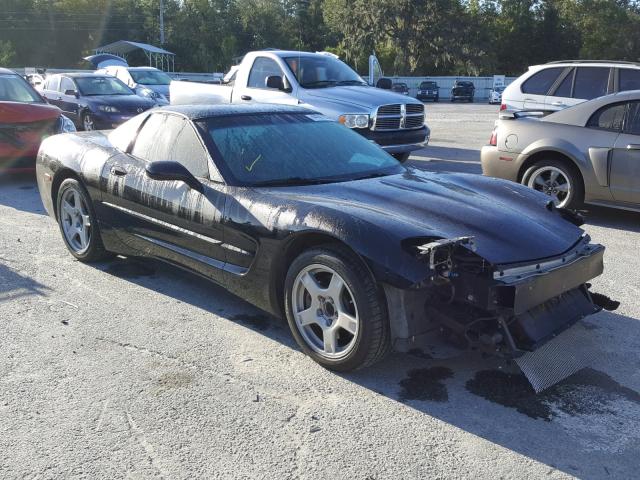 1G1YY22G0W5106115 - 1998 CHEVROLET CORVETTE BLACK photo 1