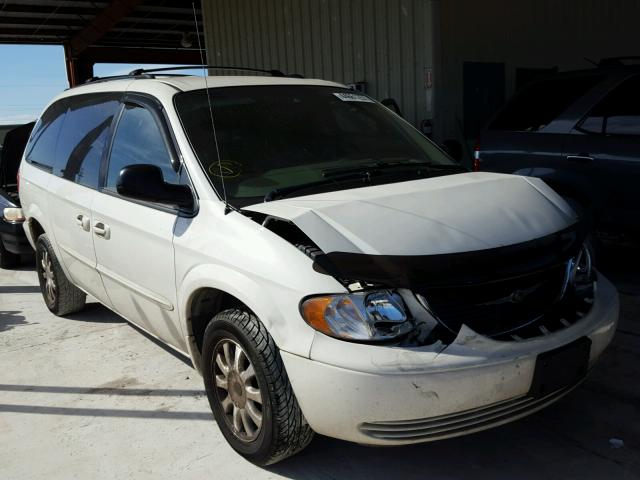 2C4GP74L03R185992 - 2003 CHRYSLER TOWN & COU WHITE photo 1