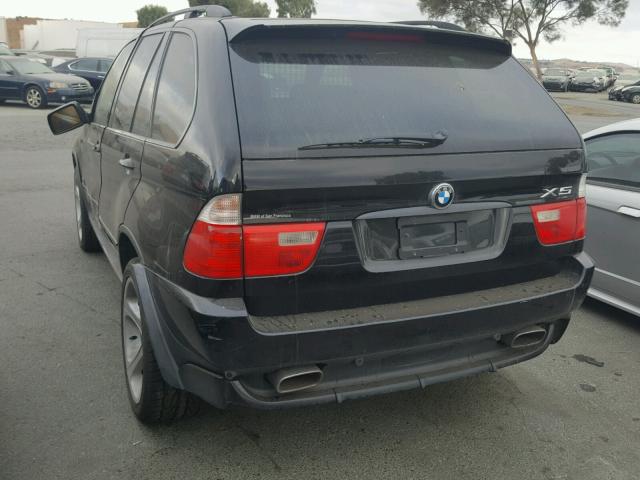 5UXFB93582LN78959 - 2002 BMW X5 BLACK photo 3