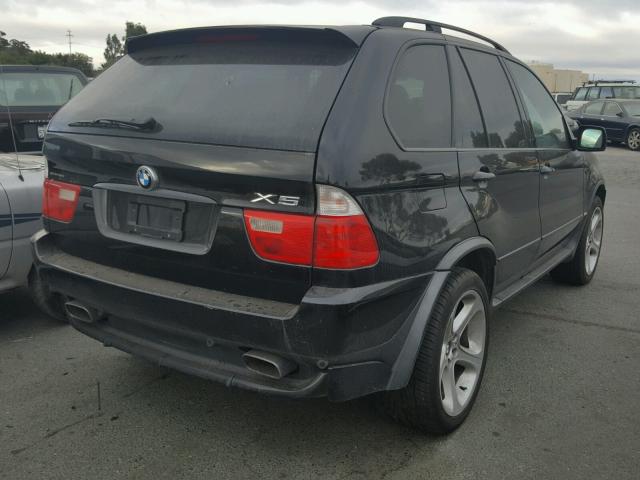 5UXFB93582LN78959 - 2002 BMW X5 BLACK photo 4