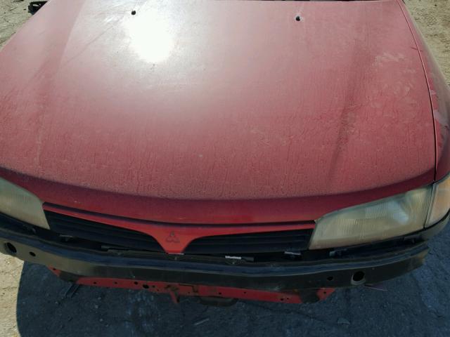 JA3AY36C61U039121 - 2001 MITSUBISHI MIRAGE RED photo 7