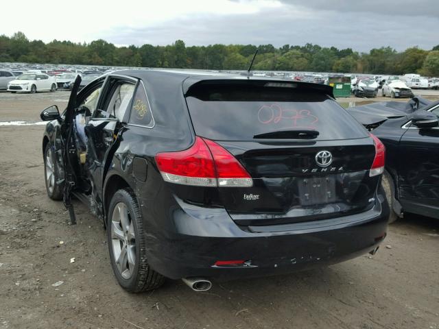 4T3BK3BB7BU047723 - 2011 TOYOTA VENZA BASE BLACK photo 3