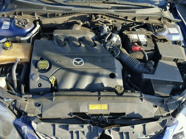 1YVFP80D645N79795 - 2004 MAZDA 6 S BLUE photo 7