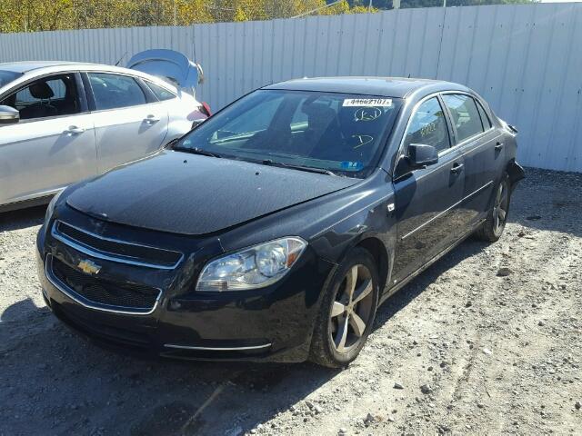 1G1ZJ57BX84255664 - 2008 CHEVROLET MALIBU 2LT BLACK photo 2