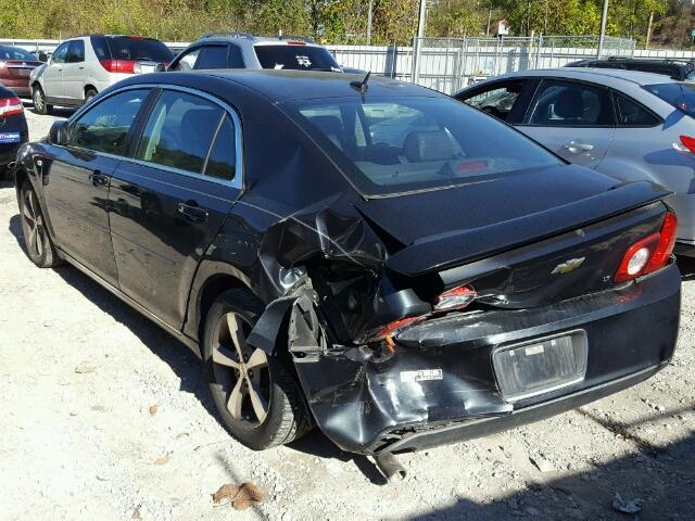 1G1ZJ57BX84255664 - 2008 CHEVROLET MALIBU 2LT BLACK photo 3