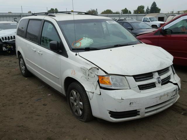 2D4RN4DE6AR190581 - 2010 DODGE GRAND CARA WHITE photo 1