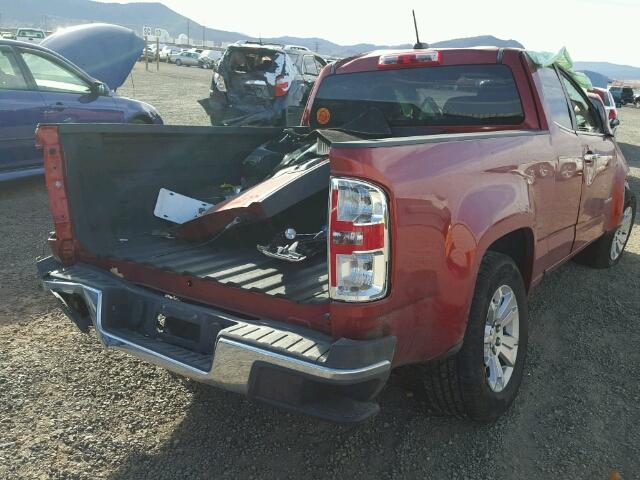 1GCHSBE3XF1153953 - 2015 CHEVROLET COLORADO L RED photo 4