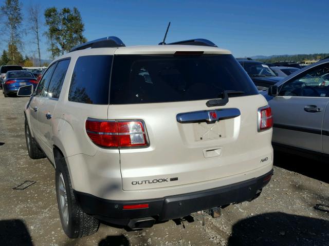 5GZEV23738J198329 - 2008 SATURN OUTLOOK XR თეთრი ფოტო 3