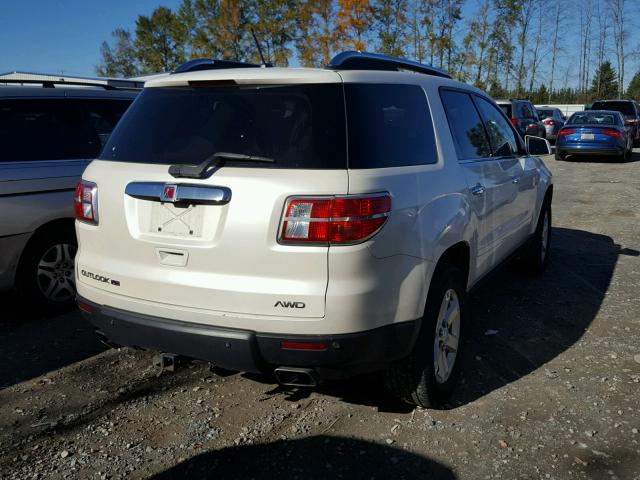 5GZEV23738J198329 - 2008 SATURN OUTLOOK XR თეთრი ფოტო 4