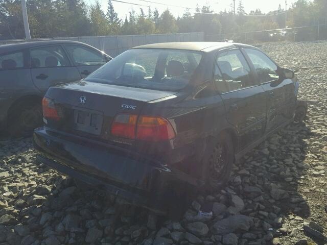 2HGEJ6618XH919502 - 1999 HONDA CIVIC BASE BLACK photo 4