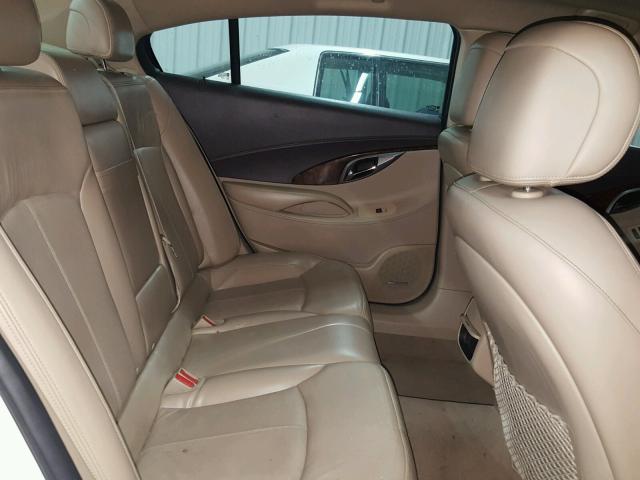 1G4GE5GV9AF298735 - 2010 BUICK LACROSSE C WHITE photo 6