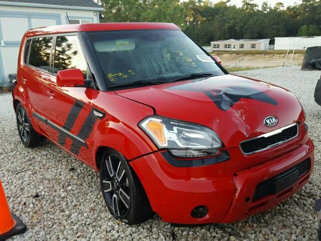 KNDJT2A29B7291924 - 2011 KIA SOUL RED photo 1