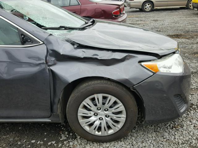 4T1BF1FK3CU077251 - 2012 TOYOTA CAMRY BASE GRAY photo 9