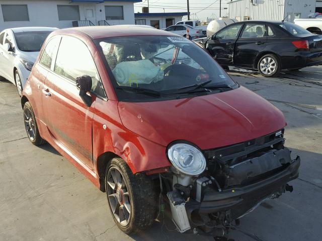 3C3CFFFH7DT606176 - 2013 FIAT 500 ABARTH RED photo 1