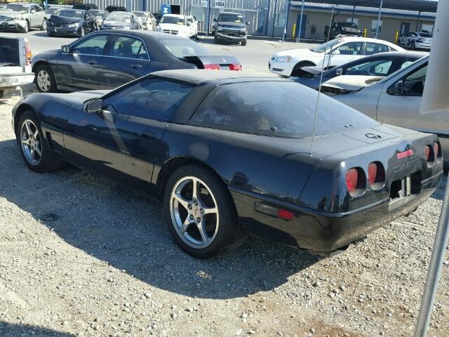 1G1YY22P7S5100371 - 1995 CHEVROLET CORVETTE BLACK photo 3