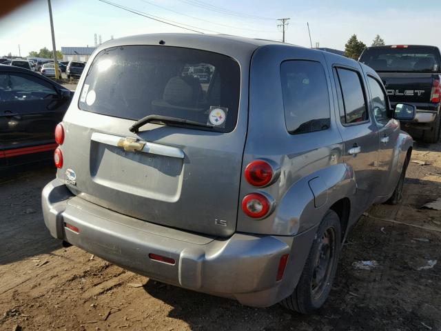 3GNDA13D67S506090 - 2007 CHEVROLET HHR LS GRAY photo 4