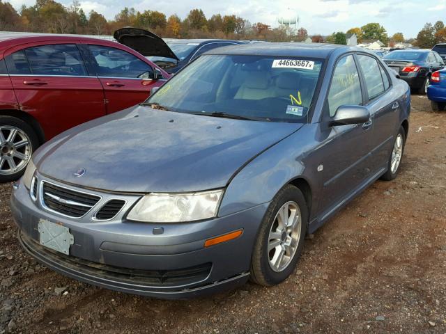 YS3FD49YX71137426 - 2007 SAAB 9-3 BLUE photo 2