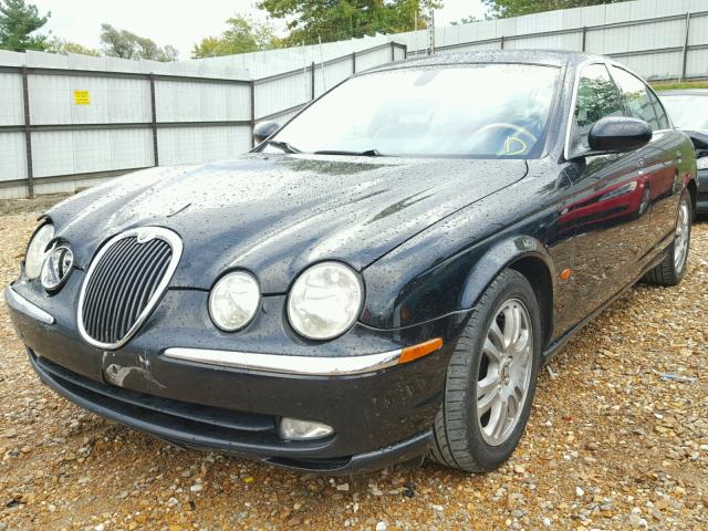 SAJEA01U73HM88066 - 2003 JAGUAR S-TYPE BLACK photo 2