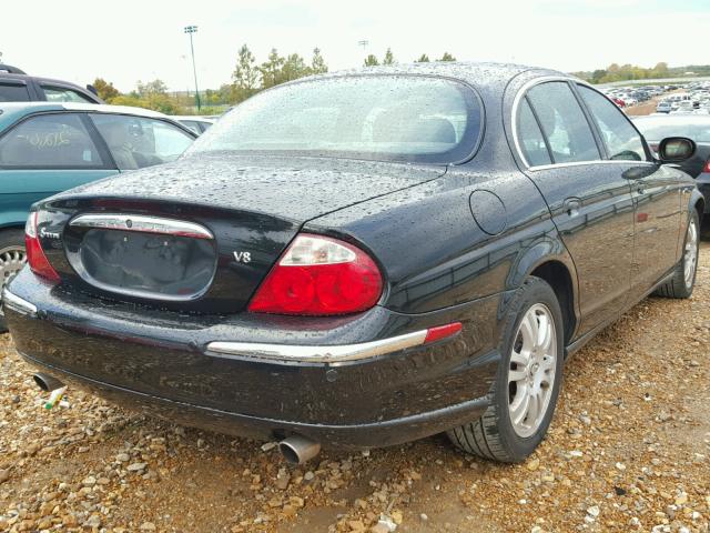 SAJEA01U73HM88066 - 2003 JAGUAR S-TYPE BLACK photo 4