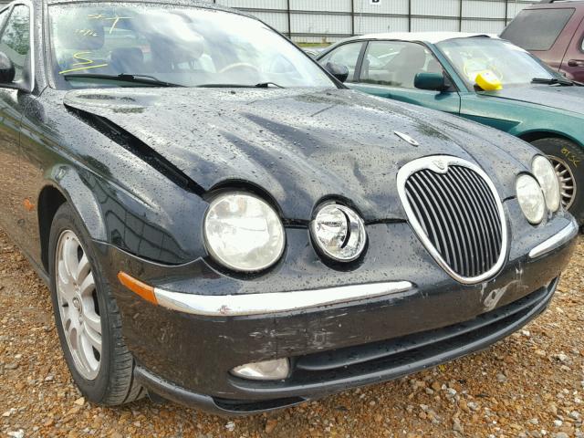 SAJEA01U73HM88066 - 2003 JAGUAR S-TYPE BLACK photo 9