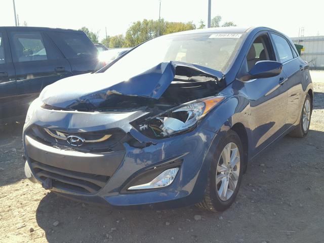 KMHD35LE5DU135269 - 2013 HYUNDAI ELANTRA GT BLUE photo 2