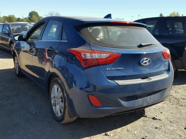 KMHD35LE5DU135269 - 2013 HYUNDAI ELANTRA GT BLUE photo 3