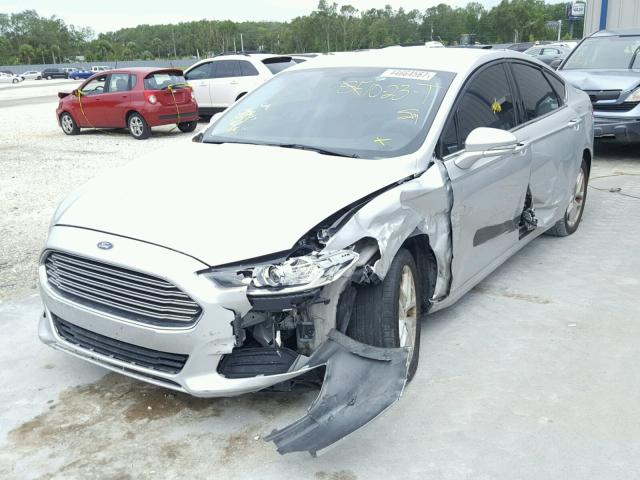 3FA6P0H71DR232299 - 2013 FORD FUSION SE SILVER photo 2