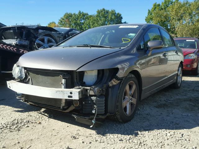 2HGFA16659H519516 - 2009 HONDA CIVIC GRAY photo 2