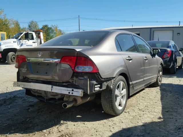 2HGFA16659H519516 - 2009 HONDA CIVIC GRAY photo 4