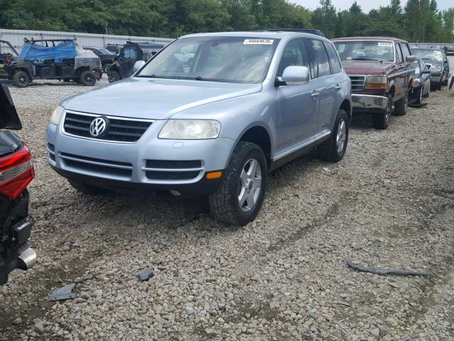 WVGBC77L54D056289 - 2004 VOLKSWAGEN TOUAREG 3. BLUE photo 2