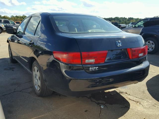 1HGCM56465A130313 - 2005 HONDA ACCORD LX BLACK photo 3