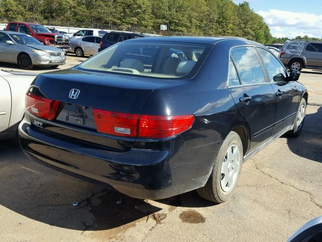 1HGCM56465A130313 - 2005 HONDA ACCORD LX BLACK photo 4