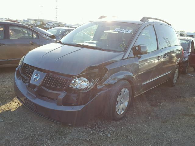 5N1BV28U95N113481 - 2005 NISSAN QUEST GRAY photo 2