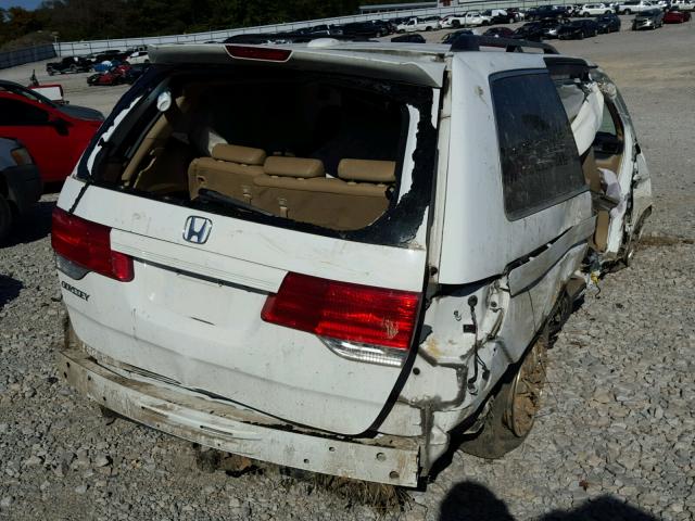 5FNRL38608B056798 - 2008 HONDA ODYSSEY WHITE photo 4