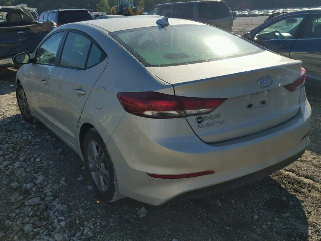 5NPD84LF2HH042458 - 2017 HYUNDAI ELANTRA SE GRAY photo 3